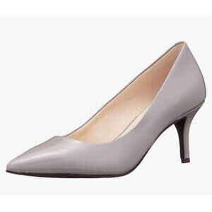 cole haan marta pump Solid Gray ironstone patent Medium Heel Pointed Toe 9